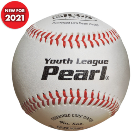 Jugs Pearl Youth League Leather Baseball B5220