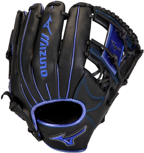 11.5 Inch Mizuno MVP Prime SE GMVP1154PSE8-Black/Royal Adult Infield Baseball Glove