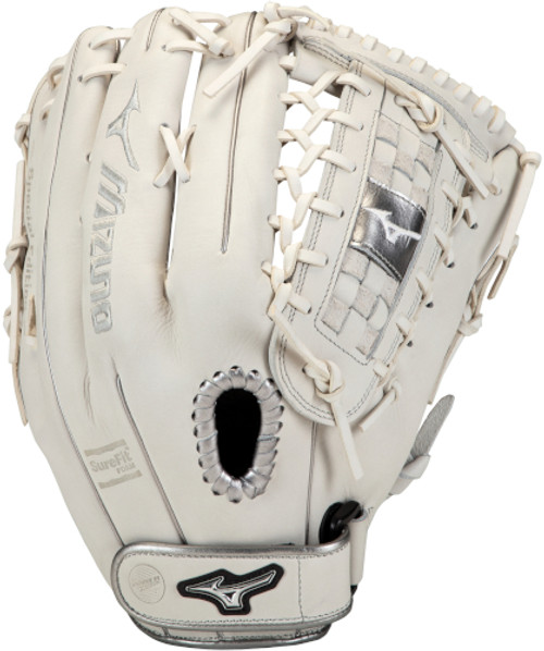 13 Inch Mizuno MVP Prime SE GMVP1300PSEF8-White/Silver Women's Fastpitch Softball Glove