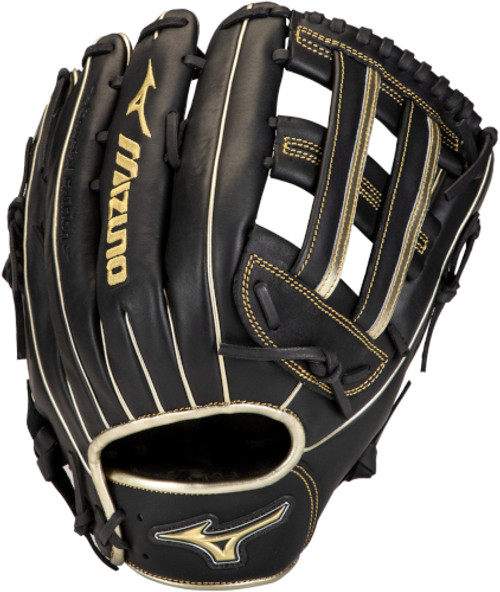 13 Inch Mizuno MVP Prime SE GMVP1300PSES8-Black/Gold Adult Slowpitch Softball Glove