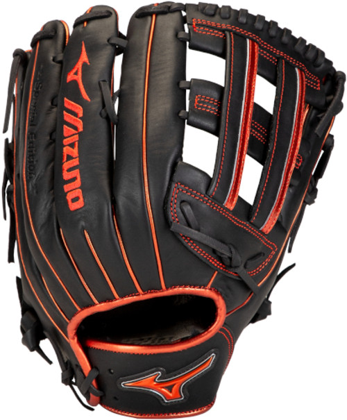 13 Inch Mizuno MVP Prime SE GMVP1300PSES8-Black/Red Adult Slowpitch Softball Glove