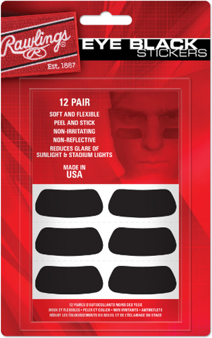 Rawlings Accessories EB12 Eye Black Stickers