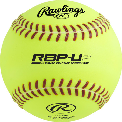 Rawlings RBP-UP Ultimate Practice RBP11-UP Raised Seam Youth Practice Fastpitch Softball