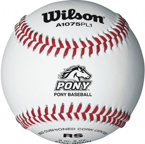 Wilson League Series WTA1075BPL1 Youth League Baseball - Pony League Approved