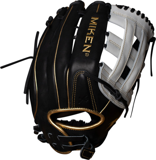 13.5 Inch Miken Pro Series Adult Slowpitch Softball Glove PRO135-BWG