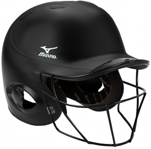 Mizuno MVP G2 MBH250 Women's Solid Batter's Helmet with Fastpitch Mask 380249