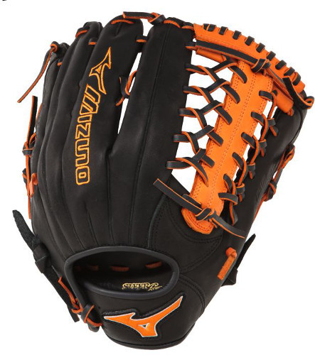 12.75 Inch Mizuno MVP Prime SE Black/Orange GMVP1277PSE3 Adult