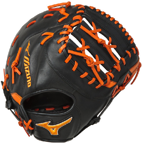 12.5 Inch Mizuno MVP Prime SE Black/Orange GXF50PSE5 Adult