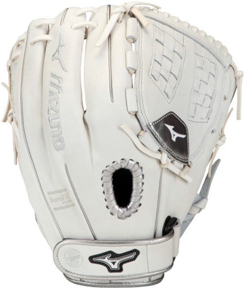 12 Inch Mizuno MVP Prime SE GMVP1200PSEF8-White/Silver Women's Fastpitch Softball Glove