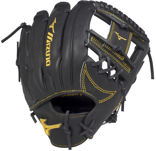 11.75 Inch Mizuno Pro Limited Edition GMP500JBK Adult Infield Baseball Glove