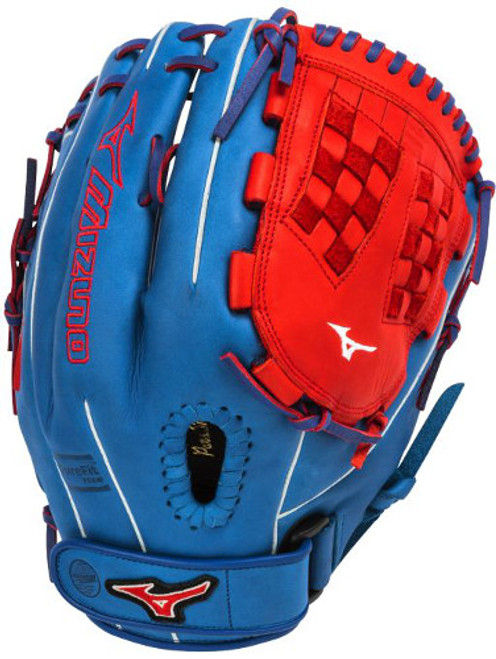 12.5 Inch Mizuno MVP Prime SE Royal/Red GMVP1250PSEF3 Fastpitch Softball Glove