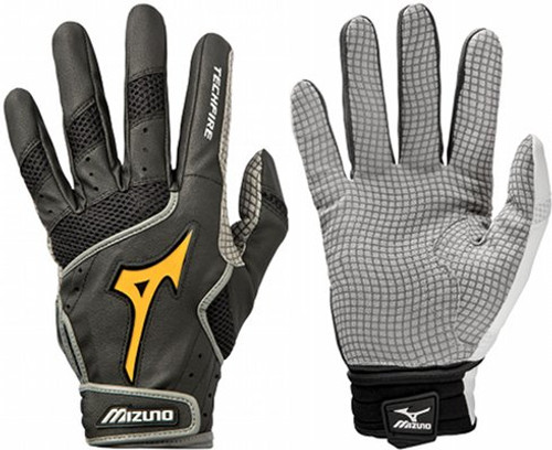 Mizuno Techfire Switch with Power Grip Palm 330257 Adult Batting Gloves