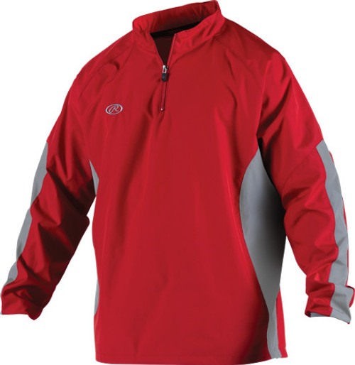 Rawlings Apparel YBREAKR Youth Quarter Zip Pullover Jacket