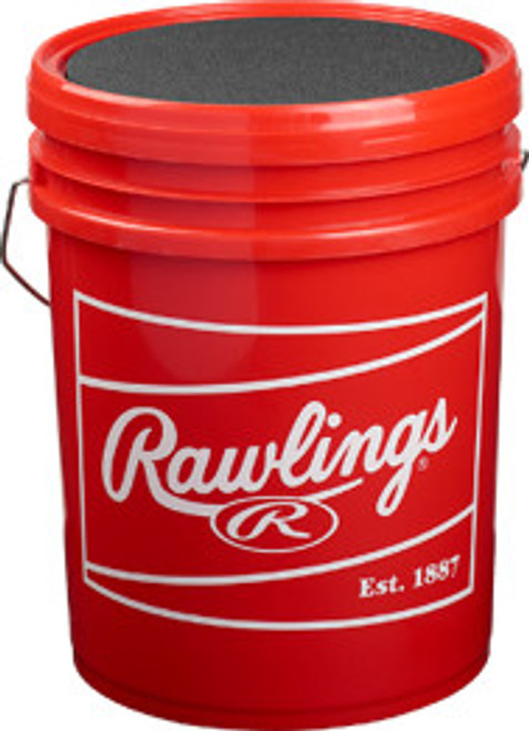 Rawlings Bucket BUCKETHQ HQ4Sports Logo Ball Bucket