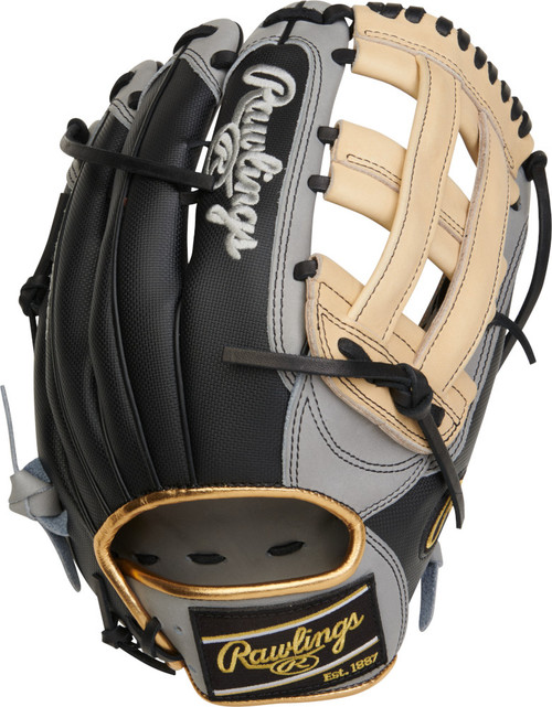 12.75 Inch Rawlings Heart of the Hide Adult Outfield Baseball Glove PRO3039-6GCSS - Gold Glove Club: April