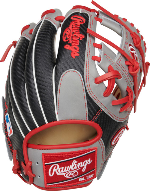 11.5 Inch Rawlings Heart of the Hide PRO204-2CCFG Adult Infield Baseball Glove - Gold Glove Club: January