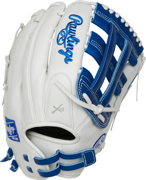 13 Inch Rawlings Liberty Advanced Color Series RLA130-6R Women's White/Royal Fastpitch Softball Glove