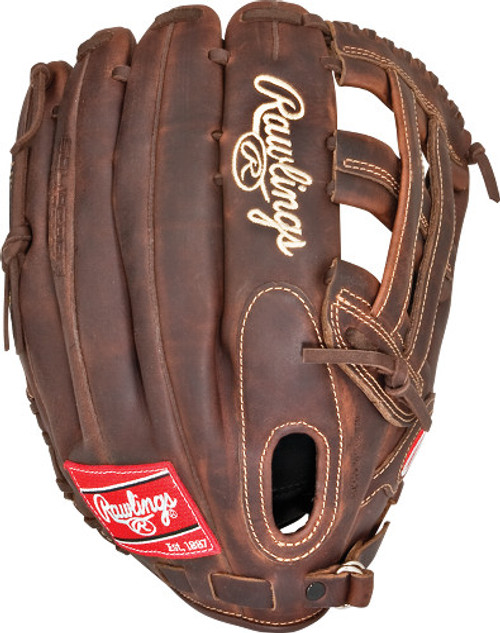 12.75 Inch Rawlings Heart of the Hide Solid Core PROS127HSC Outfield Baseball Glove