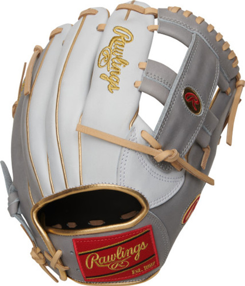 11.75 Inch Rawlings Heart of the Hide PRO-GOLDYII Adult Infield Baseball Glove - Gold Glove Club: June