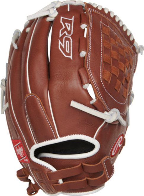 12.5 Inch Rawlings R9 R9SB125FS-3DB Women's Fastpitch Softball Glove