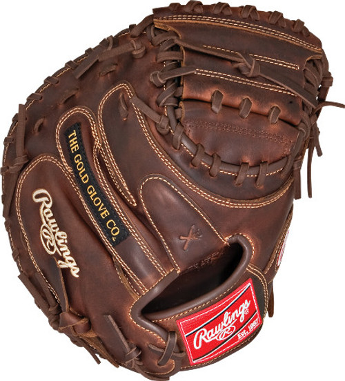 33 Inch Rawlings Personalized Heart of the Hide Solid Core PROCMSCP Baseball Catcher's Mitt