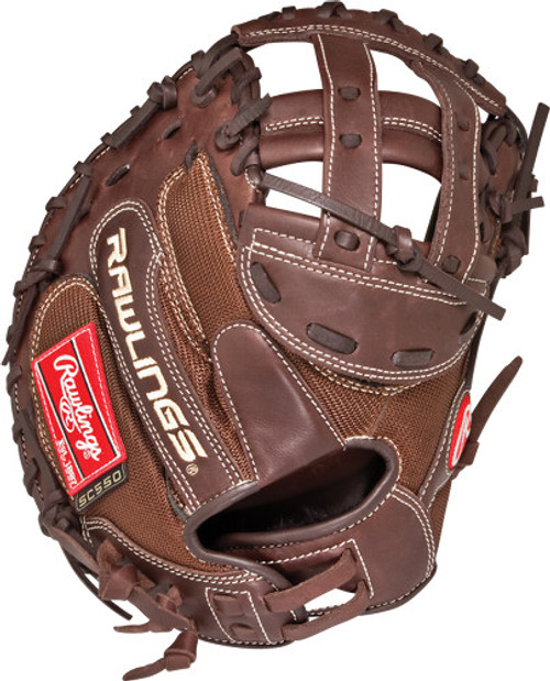 34 Inch Rawlings Revo Solid Core 550 Series 5SCCMM Fastpitch Softball Catcher's Mitt