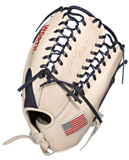 Worth Liberty WL128T 12 3/4 inch Outfield Baseball Glove Worth Liberty WL128T 12 3/4 inch Outfield Baseball Glove