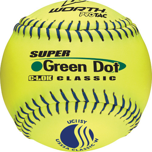 Worth Super Gold Dot UC11SY 11 Inch USSSA Slowpitch Softball