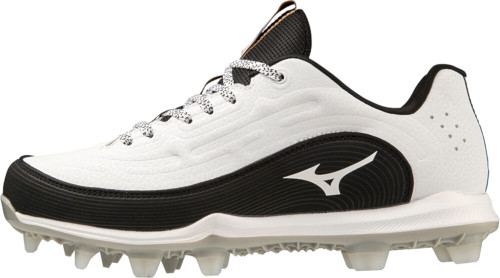 Mizuno 9-Spike Swift 4 Women's Softball Cleat, Size 10, Black-White