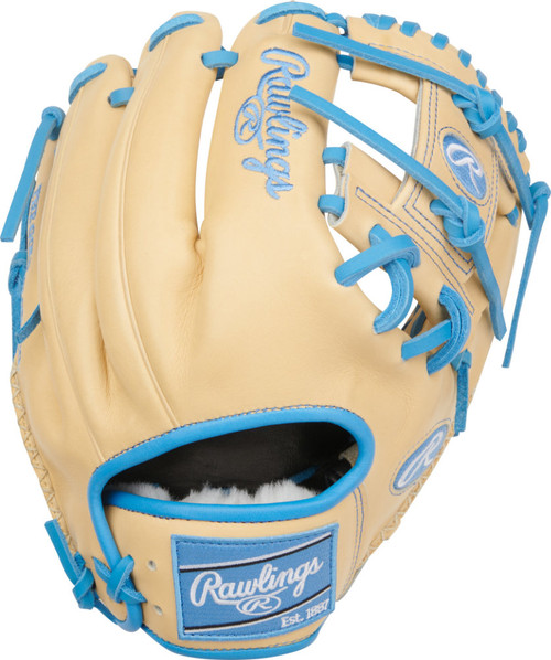 Rawlings Pro Preferred Adult Camel/Blue 11.5 Inch Infield Baseball Glove