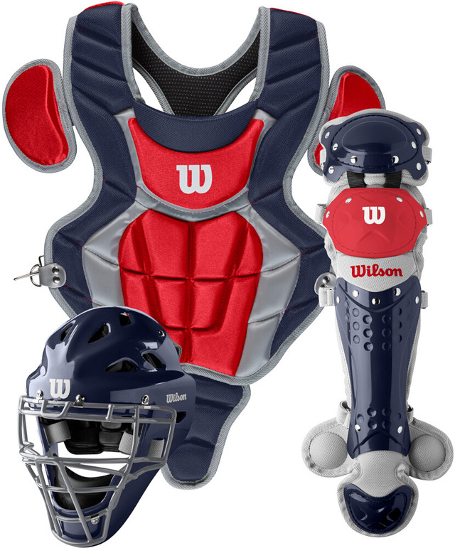 Wilson C200 Youth Baseball Catcher's Gear Kit WB57116