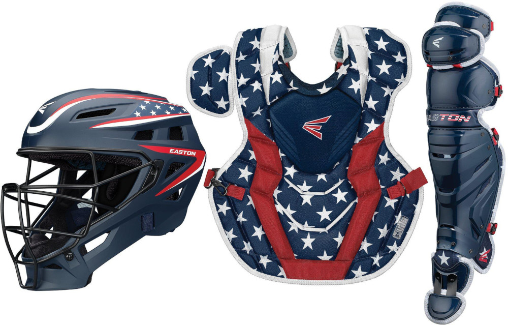 Easton Elite X Stars & Stripes Intermediate Baseball Catchers Gear
