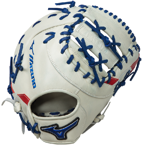 MIZUNO BASEBALL PRODUCTS ホワイト×ネイビー 12.5 Inch Mizuno MVP Prime SE Silver/Red/Navy GXF50PSE5 Adult