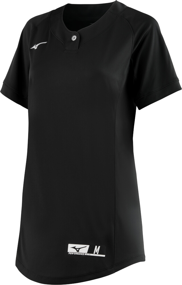 【希少】MIZUNO ファイターズ　ユニフォーム　エコユニ　ブラック　M Mizuno NXT Women's 1-Button Short Sleeve Fastpitch Softball Jersey
