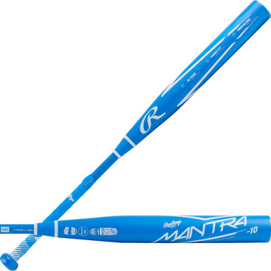 Batte Rawlings Mantra Fastpitch 32 Pouces – Diamètre 2 1/4, Drop -10, Bleue, Composite