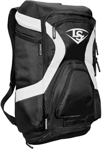 Louisville Slugger Backpack/Stick Bag Black Gray Fits Bats Helmet