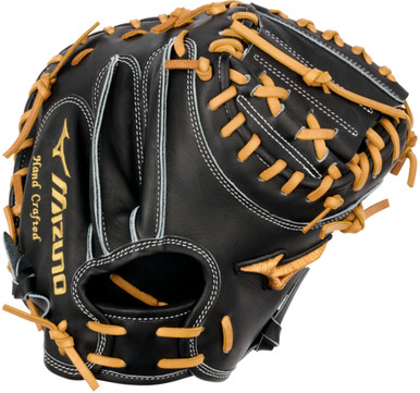 33.5 Inch Mizuno Pro Adult Catcher's Baseball Mitt - Black