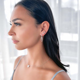 1/3 CTW Round Diamond Marquise Drop/Dangle Earrings in 14K White Gold (MDR180013)