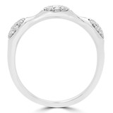 1/2 CTW Round Diamond Cluster Cocktail Ring in 18K White Gold (MD160282)