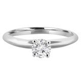 1/5 CT Round Diamond Solitaire Engagement Ring in 10K White Gold (MD170017)
