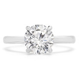 1 1/20 CT Round Diamond 4-Prong Solitaire Engagement Ring in 14K White Gold (MD220276)
