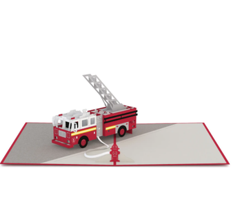 Lovepop- Firetruck Card