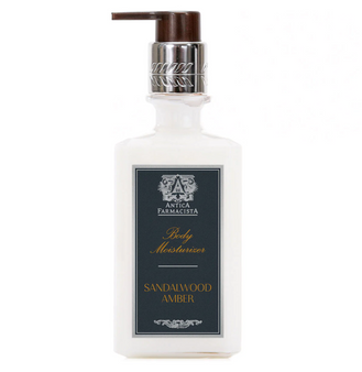 Sandalwood Amber: A complex, dry and woody fragrance rooted in rich sandalwood scents. Subtle bergamot and lavender add a touch of brightness, while notes of soft amber, musk, leather and vanilla bean round out this deep sandalwood scent evoking warmth and sophistication.