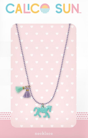 Ooly- Horse Charm Necklace