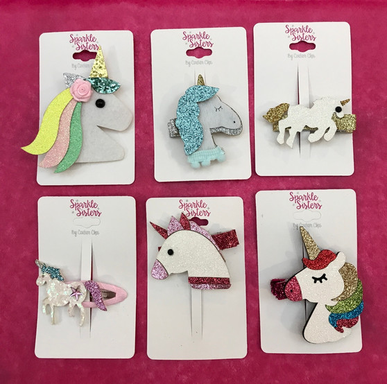 Sparkle Sisters by Couture Clips- Glitter Fun Clips