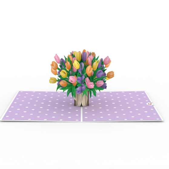 Lovepop- Tulip Arrangement Card