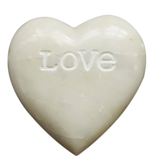 Creative Co-Op- Soapstone Heart with Love