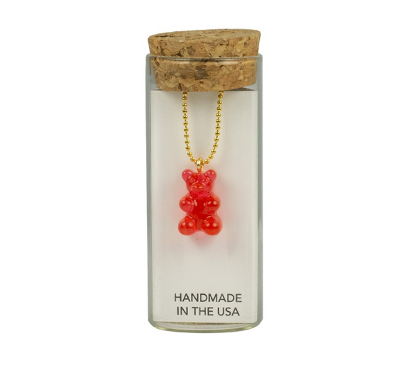 Little Miss Zoe- Gummy Bear Necklace in a Bottle