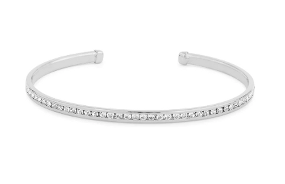 Maya J- Birthstone Cuff White