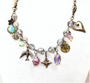 Twigs Jewels- 2-in-1 Platinum Crystal Charm Bracelet